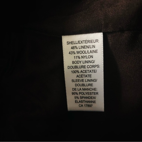 Banana Republic Wool Blend Houndstooth Jacket - Picture 9 of 11